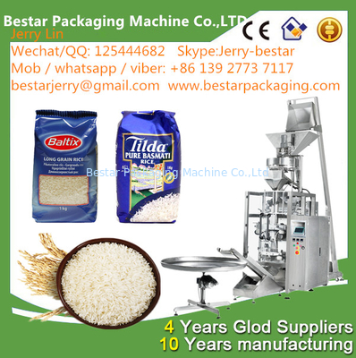 آلة تعبئة أكياس الأرز الآلية BSTV-420AZ 500g,1KG,2KG،2.5 كيلوغرام، 3 كيلوغرام، 5 كيلوغرام