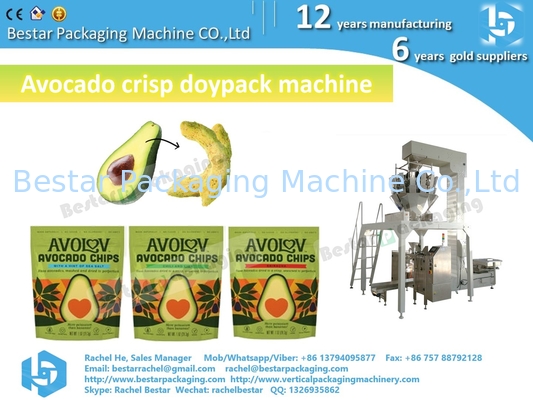 كيفية تعبئة شرائح الأفوكادو بواسطة آلة Bestar Doypack الآلية