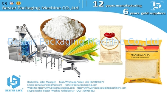 طحين القمح 1kg كيس غوسيت حزمة آلة مع الطباعة والتسمية BSTV-450DZ