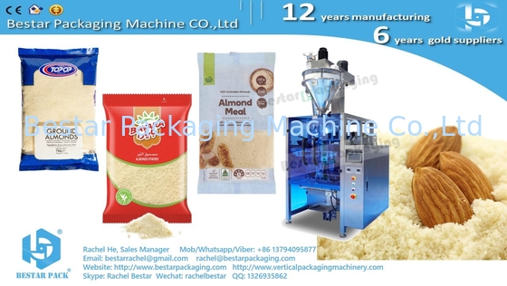 دقيق القمح 2.5KG حل آلة تغليف كيس تتصل تماما مع طعام فراغ BSTV-550DZ