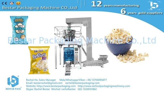 آلة تعبئة الفشار 50g مع المصعد Z BSTV-160A