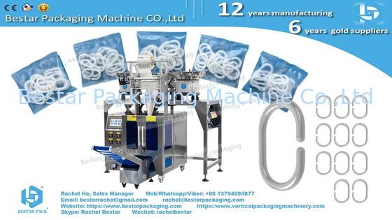 حلقات ستائر الاستحمام الآلية العد حزمة آلة