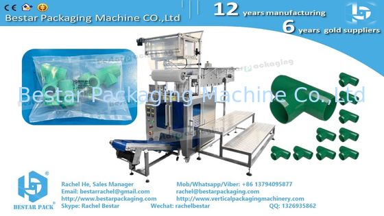 Plastic elbow fitting packing machine with automatic counting function