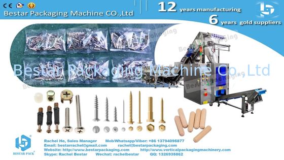 Furniture Hardware Counting and Packaging Machine with 12 Vibrations and Soundproof Enclosure