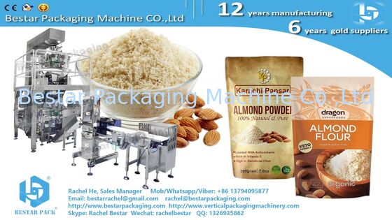 Coffee bean zipper pouch with valve automatic weighing packing machine